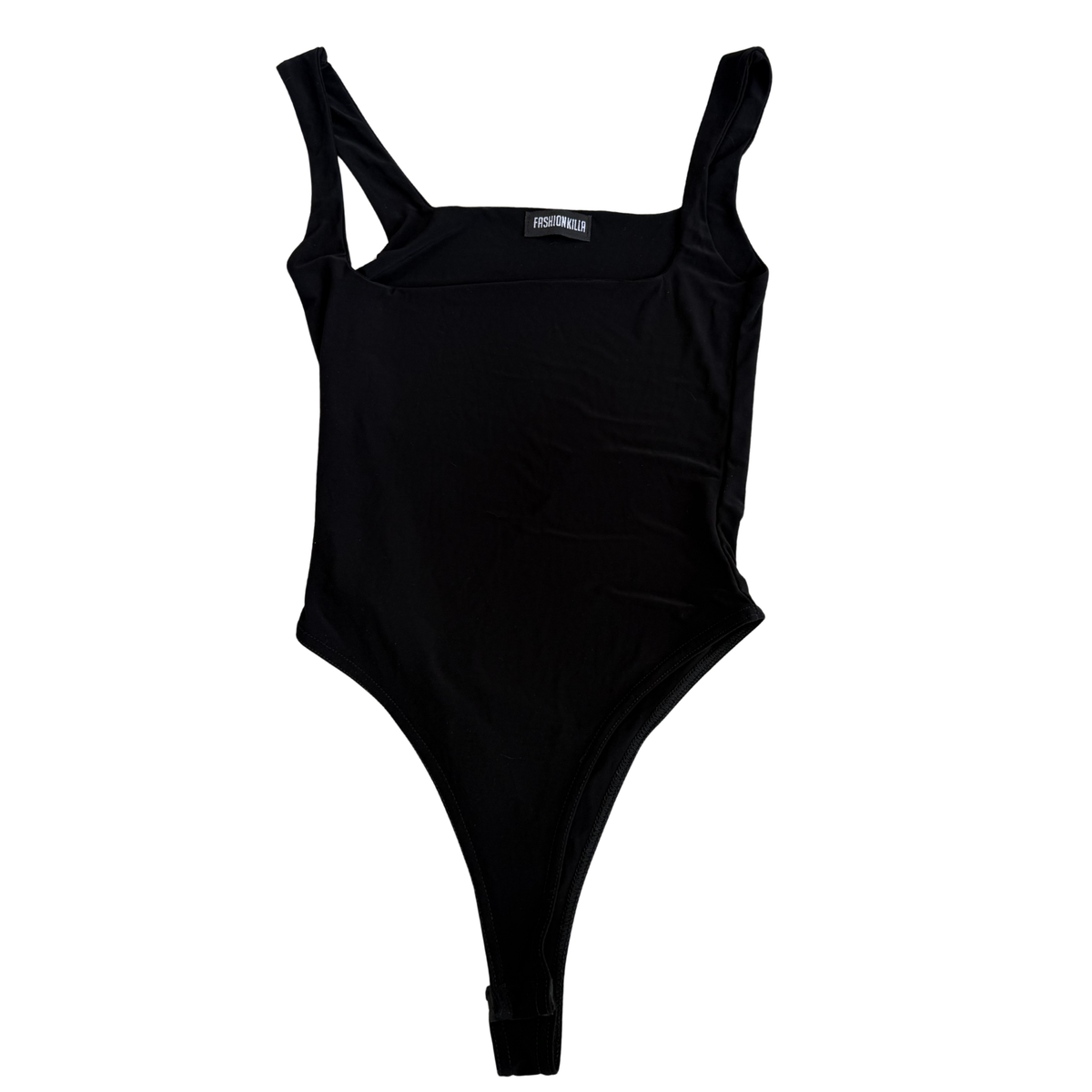 Fashion Killa Black Slinky Bodysuit