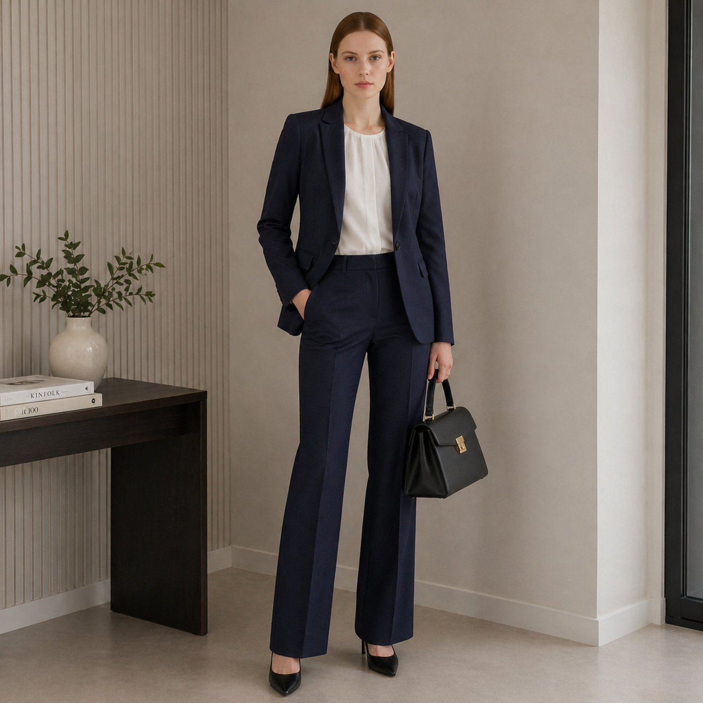 H&M Dark Blue Blazer