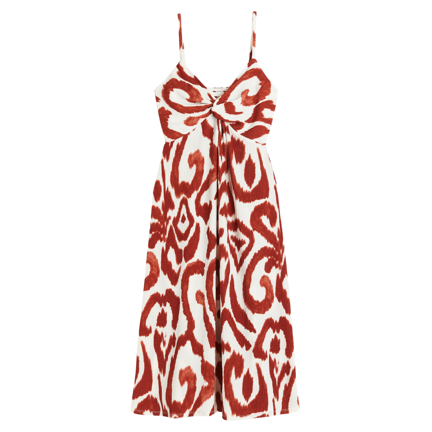 H&M Patterned Knot Front Dress