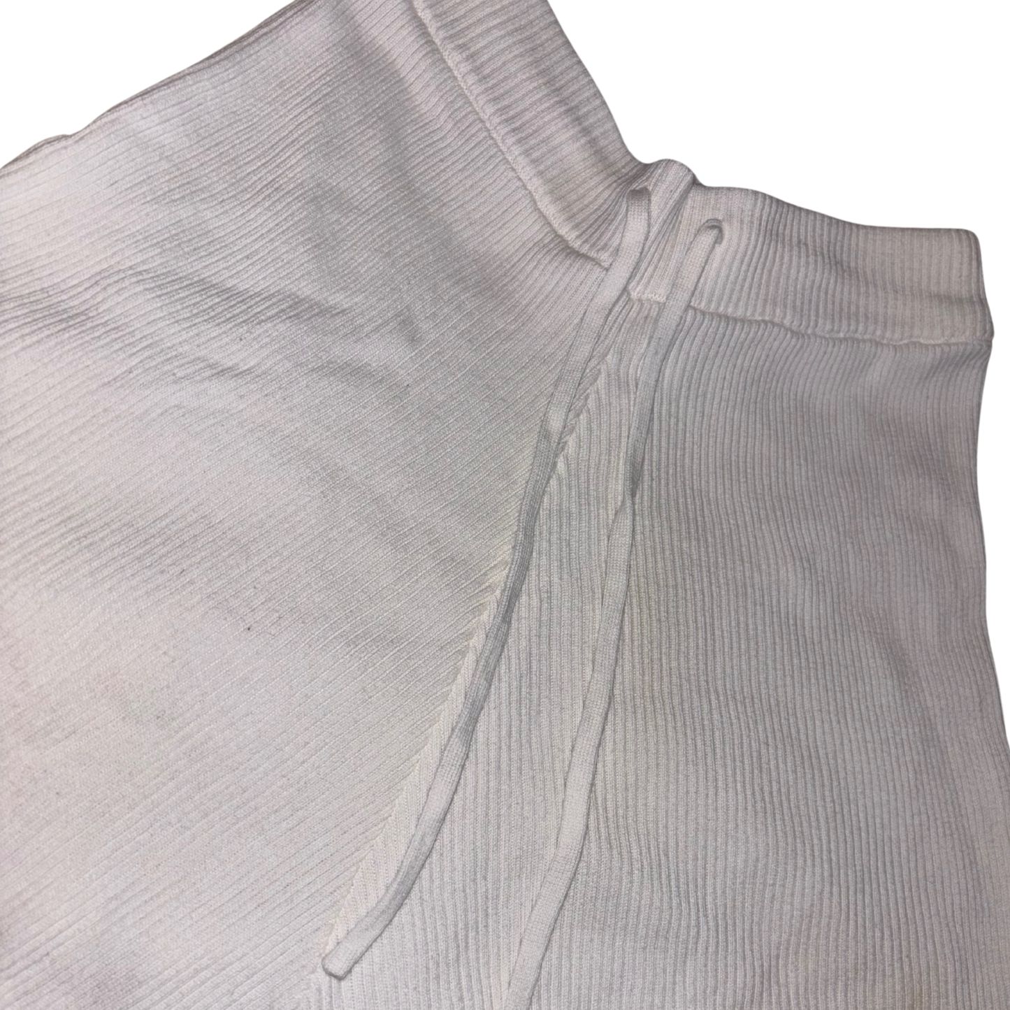 SNDYS Cream Knit Shorts