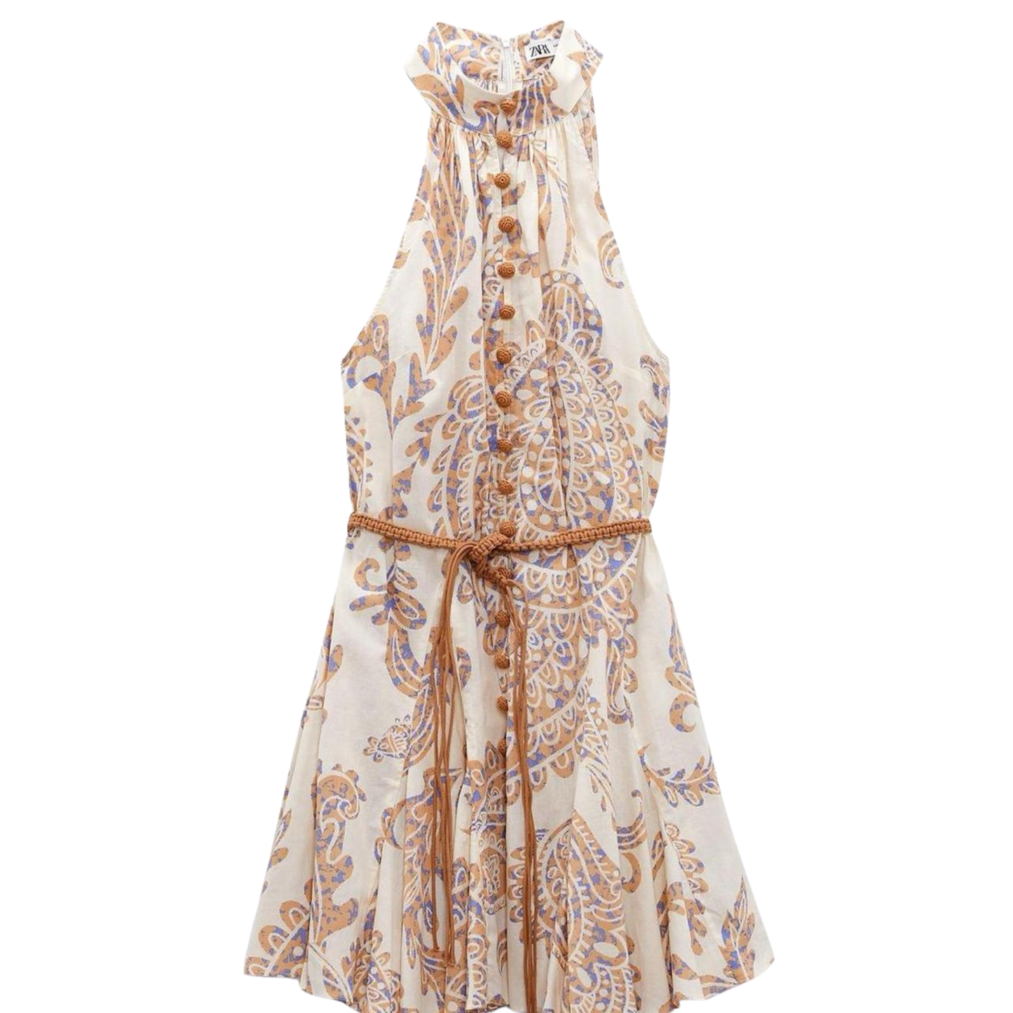 Zara High Neck Dress