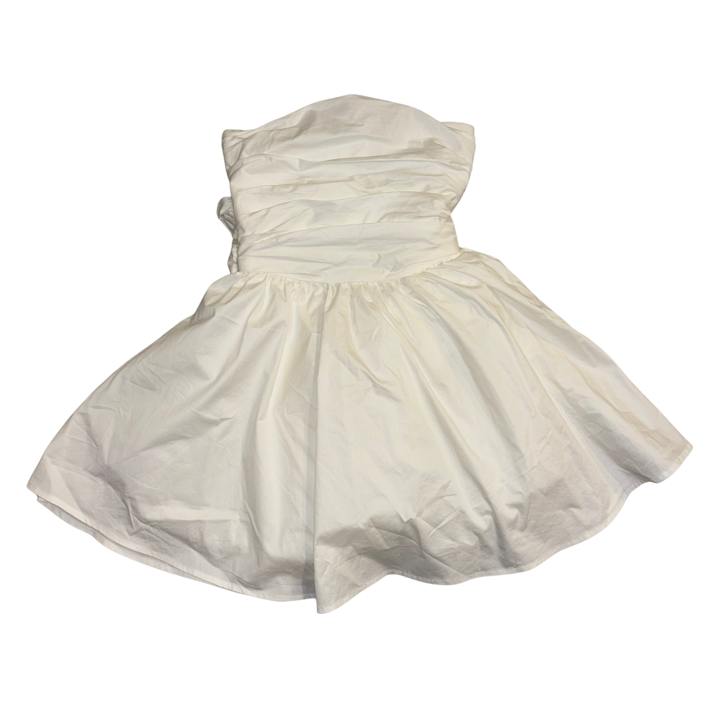 Babyboo 'Katrina' White Bandeau Mini Dress