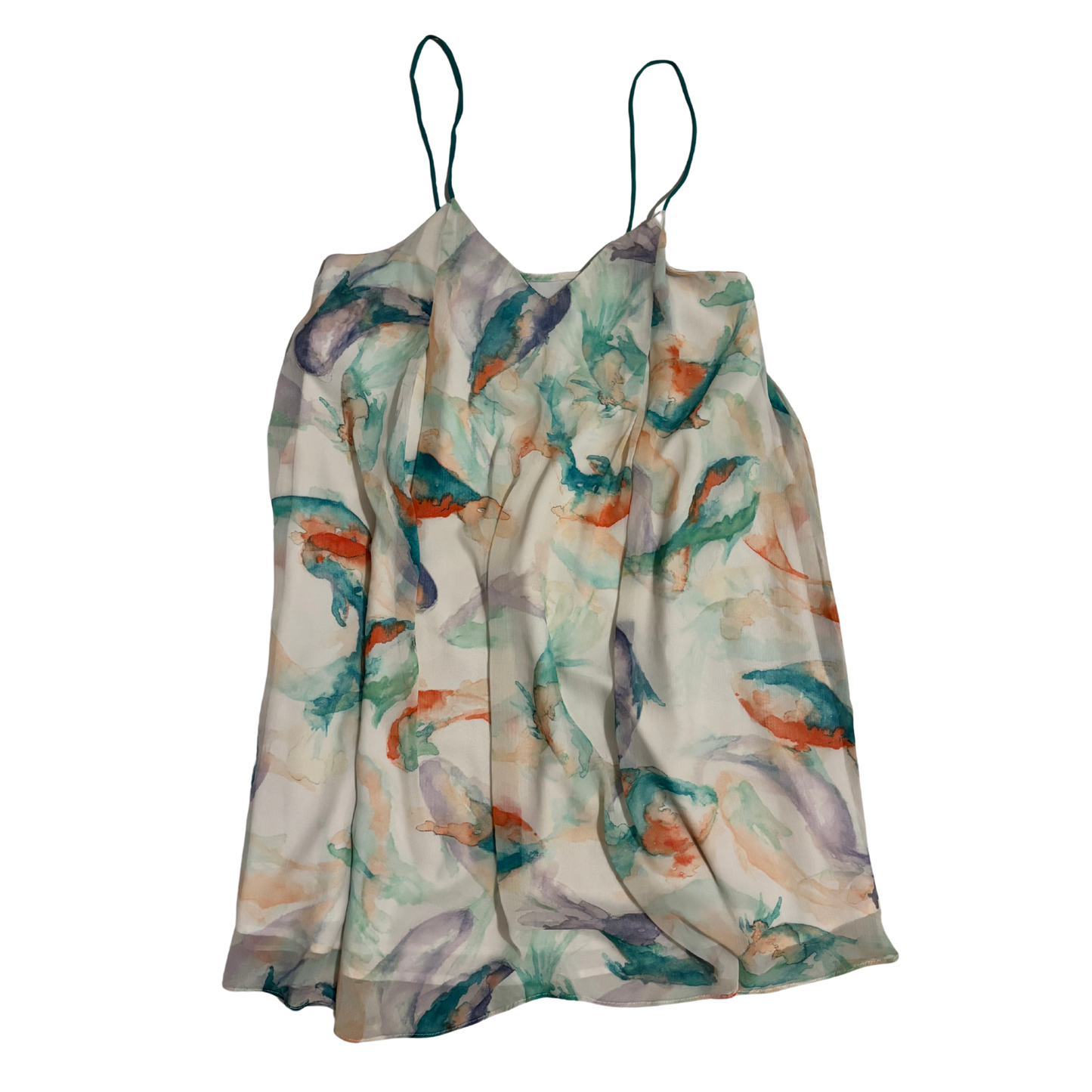 Zara Watercolor Flowy Dress