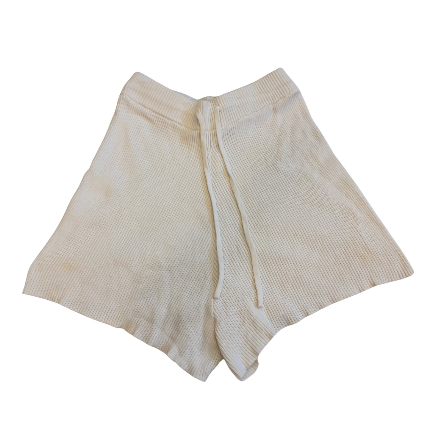 SNDYS Cream Knit Shorts