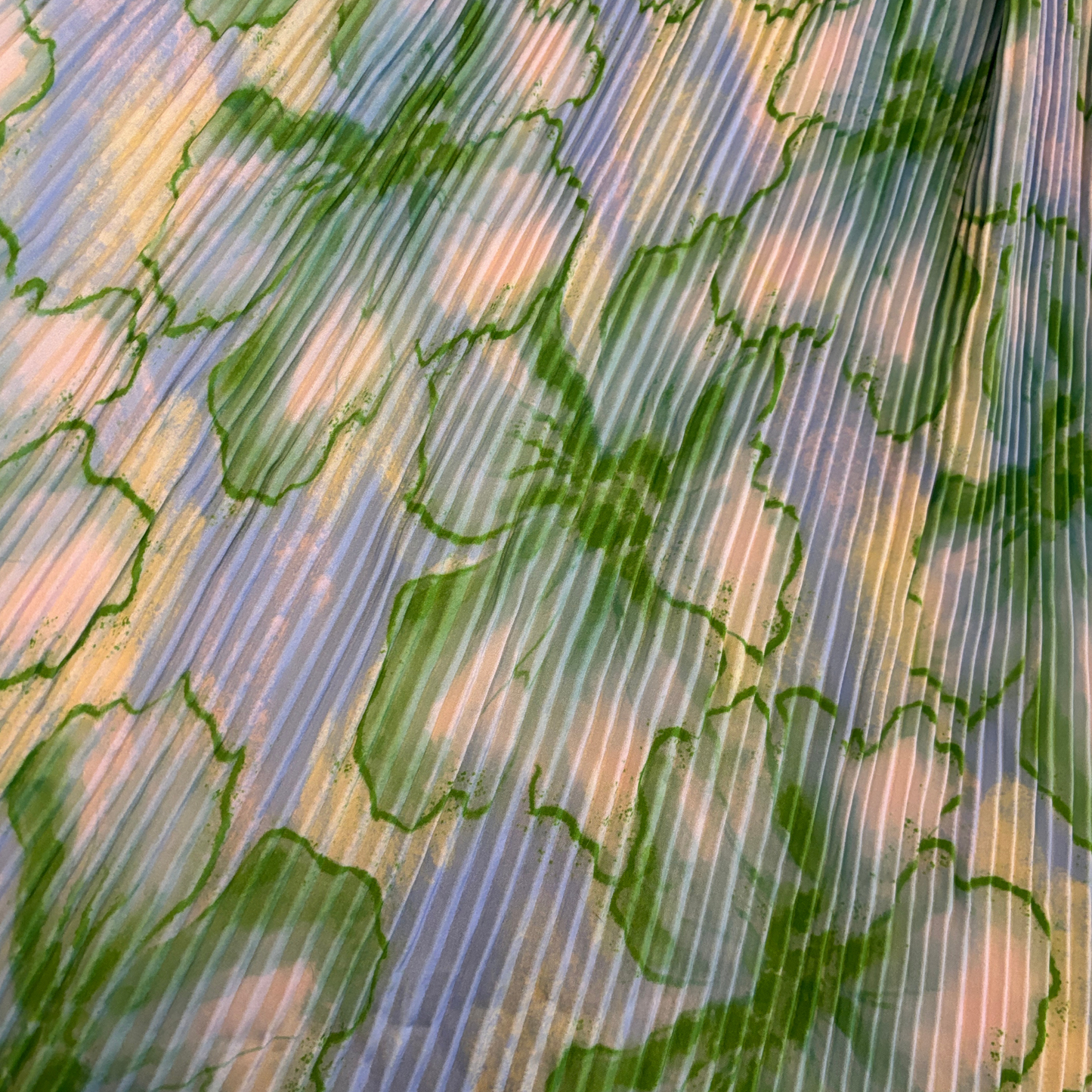 Floral Halterneck Plisse Mini Dress