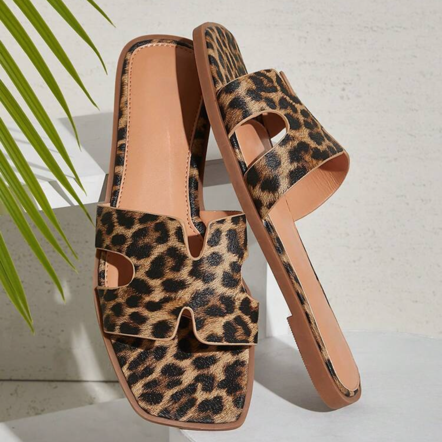 Leopard Print Sandals