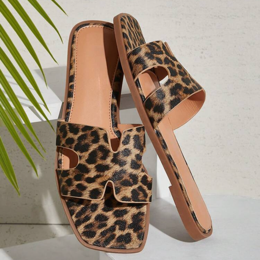 Leopard Print Sandals