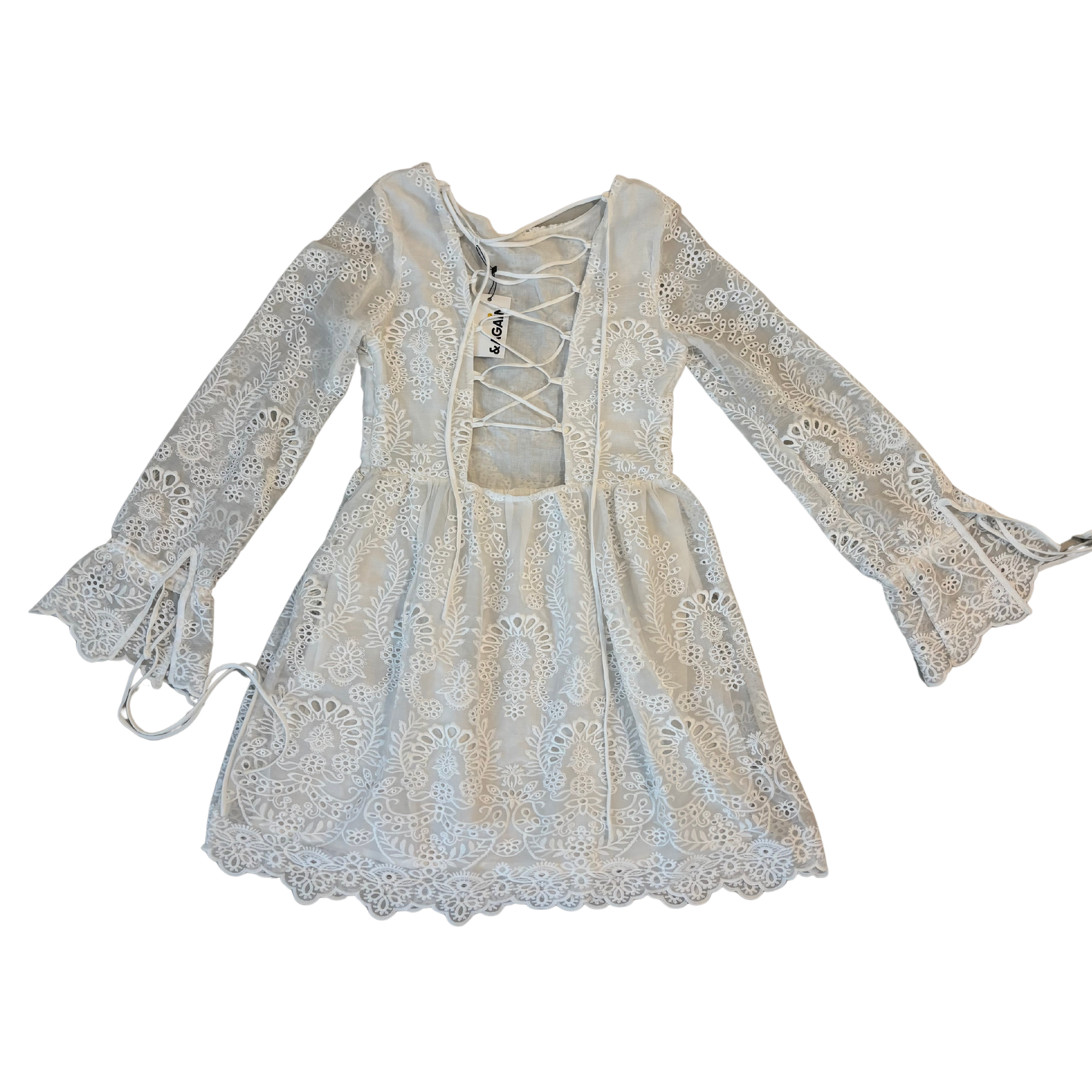 Glamorous White Floral Mini Dress