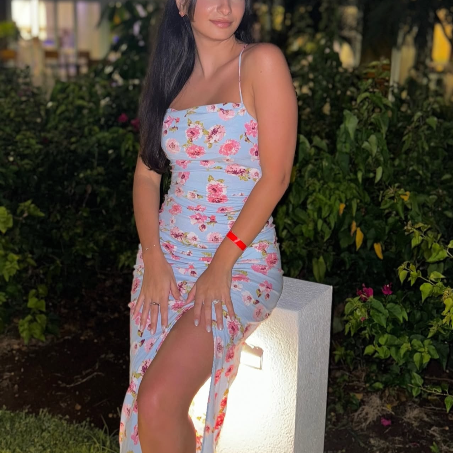 Zara Rose Pattern Dress