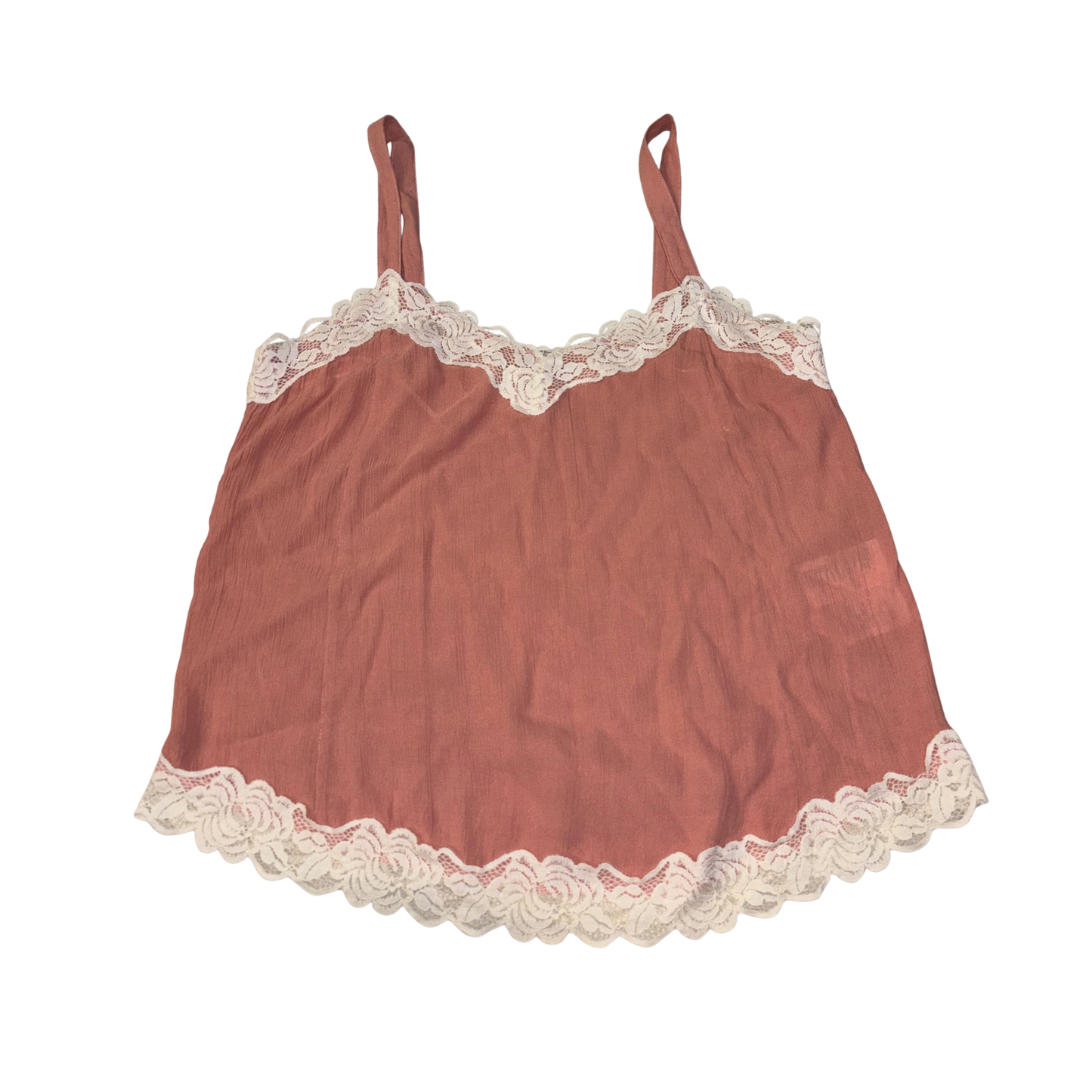 H&M Pink White Lace Tank Top