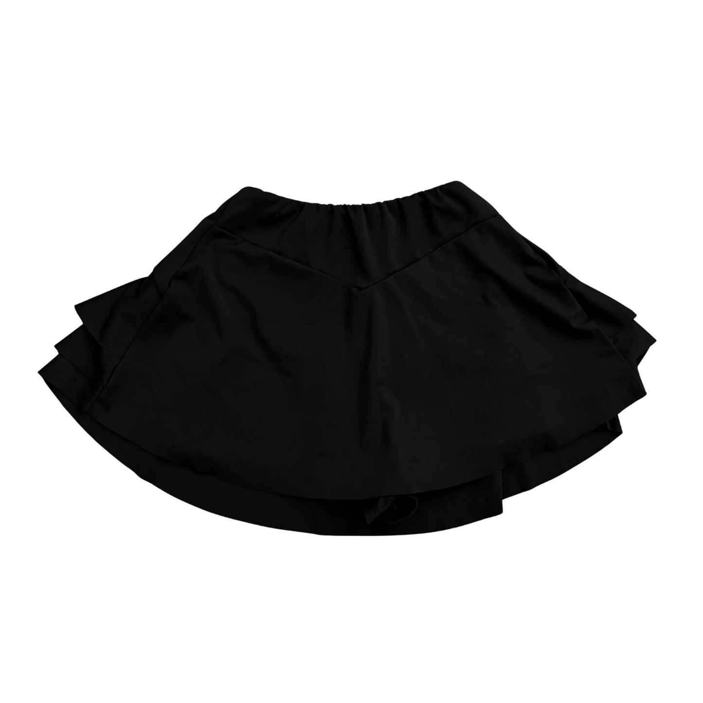 Black Ruffle Skort