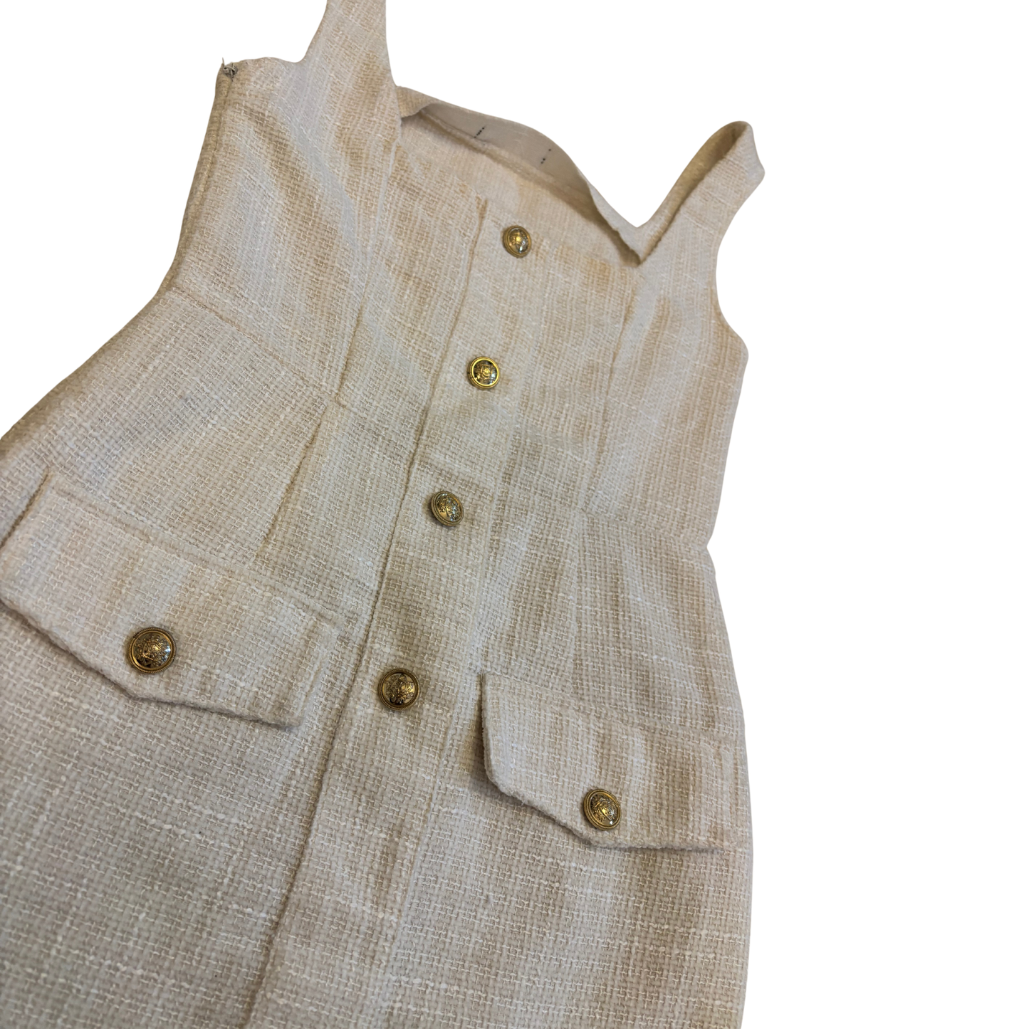 Boohoo Tweed Suit Mini Dress