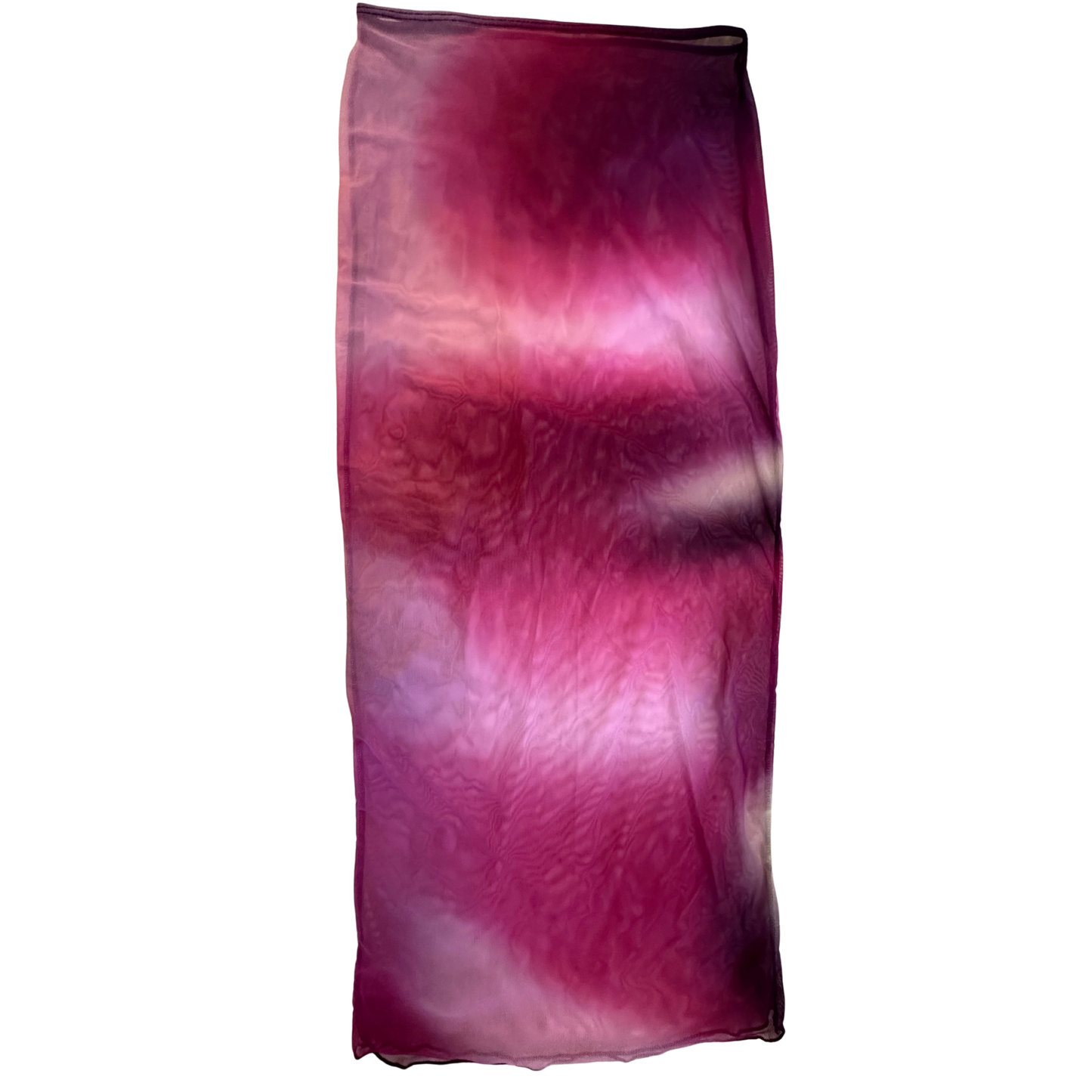Pink & Purple Mesh Cover-up Skirt