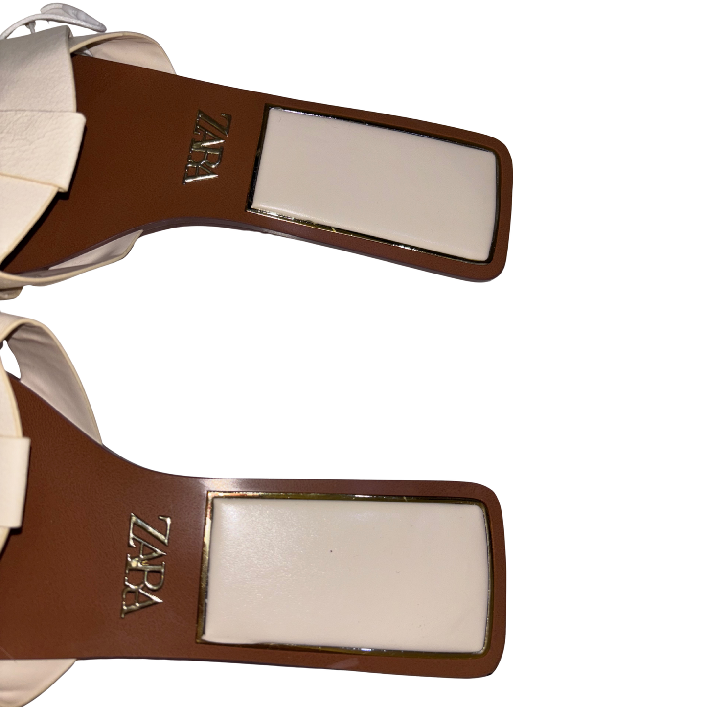 Zara Criss-Cross Leather Sandals