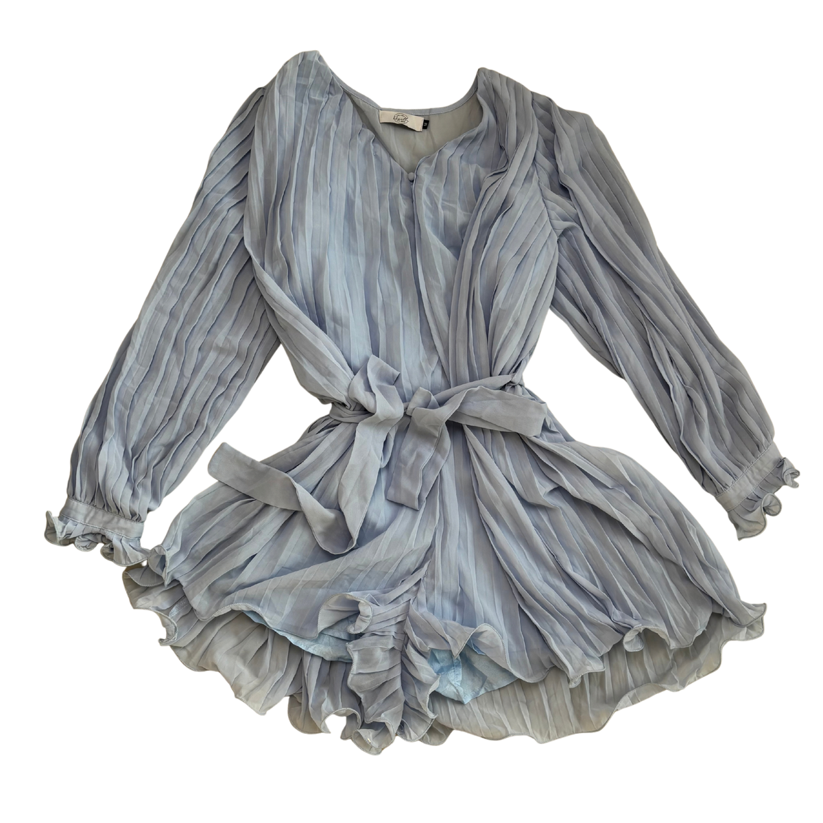 Revella The Label Blue Pleated Dress