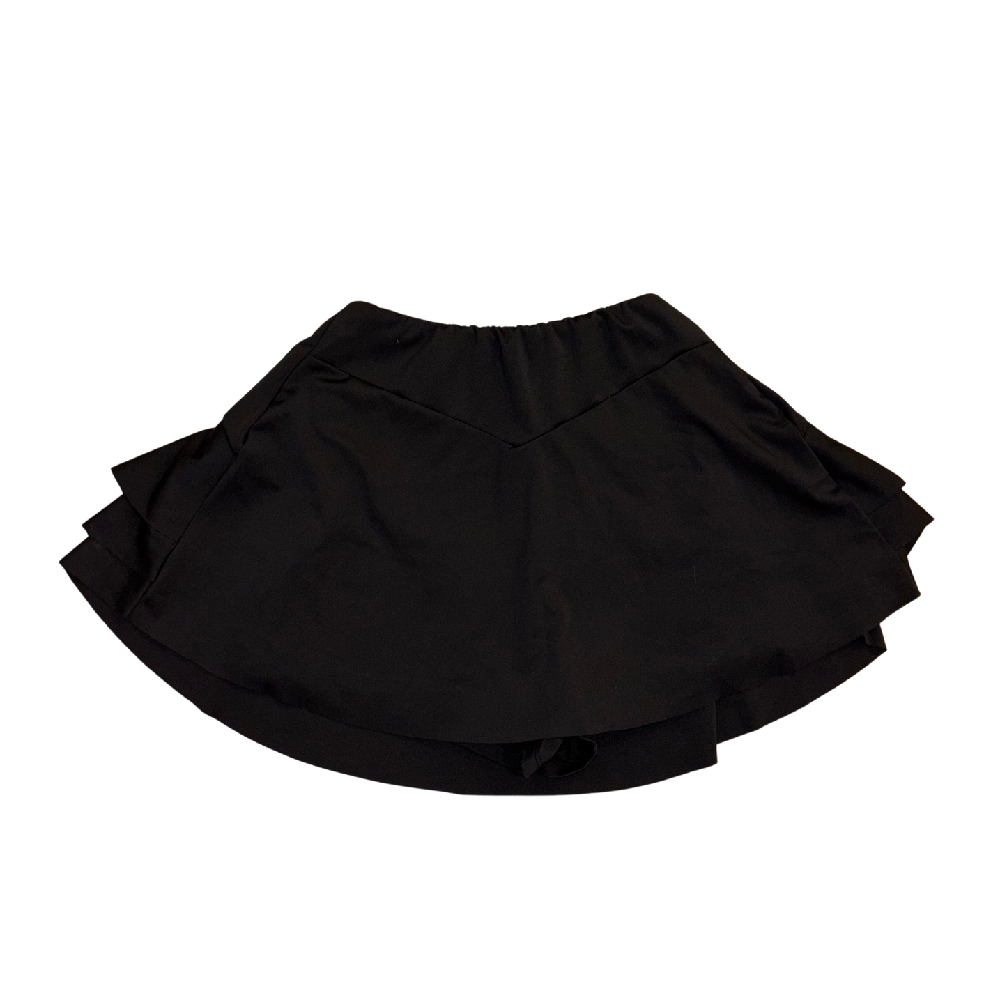 Black Ruffle Skort