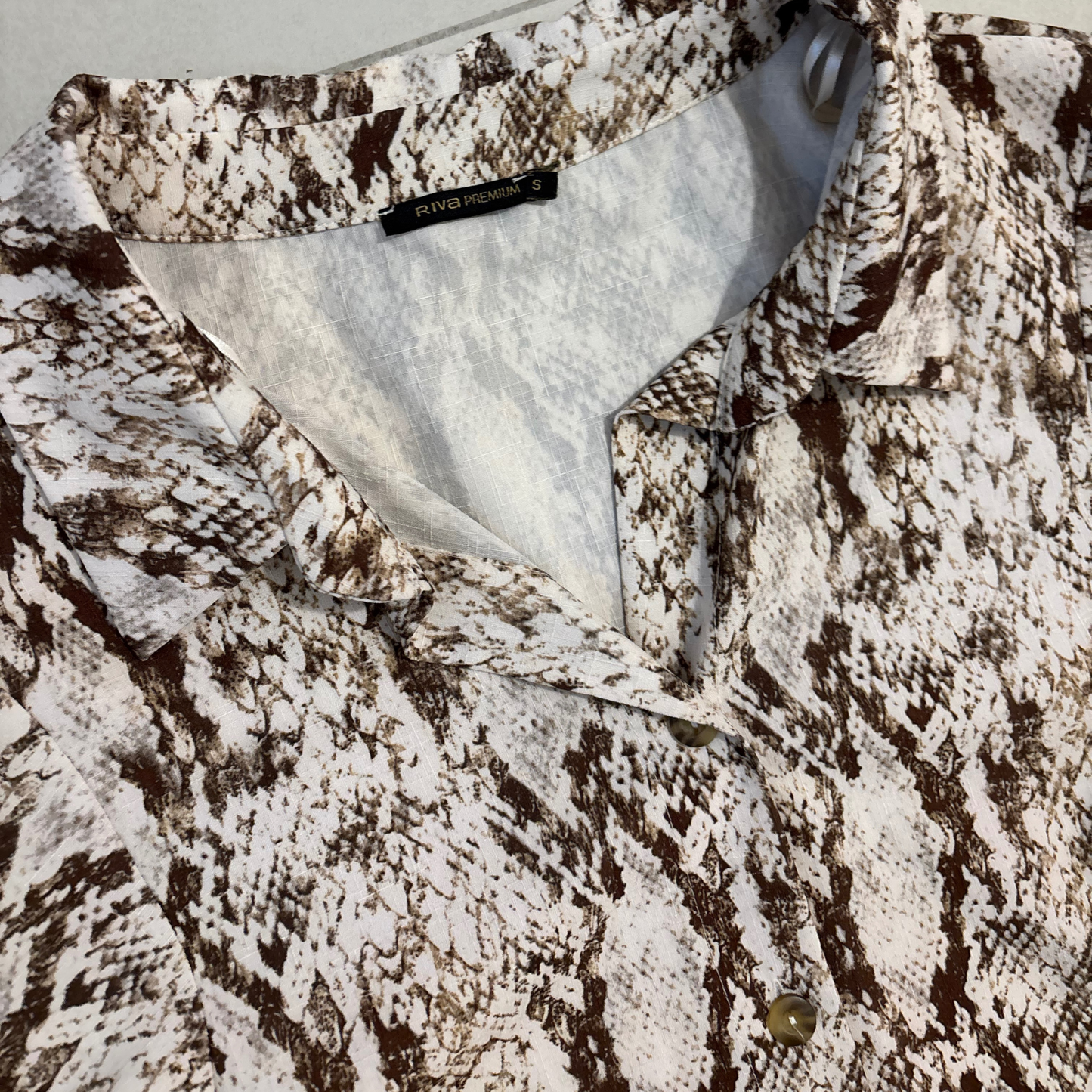 Riva Premium Snake Print Maxi Dress