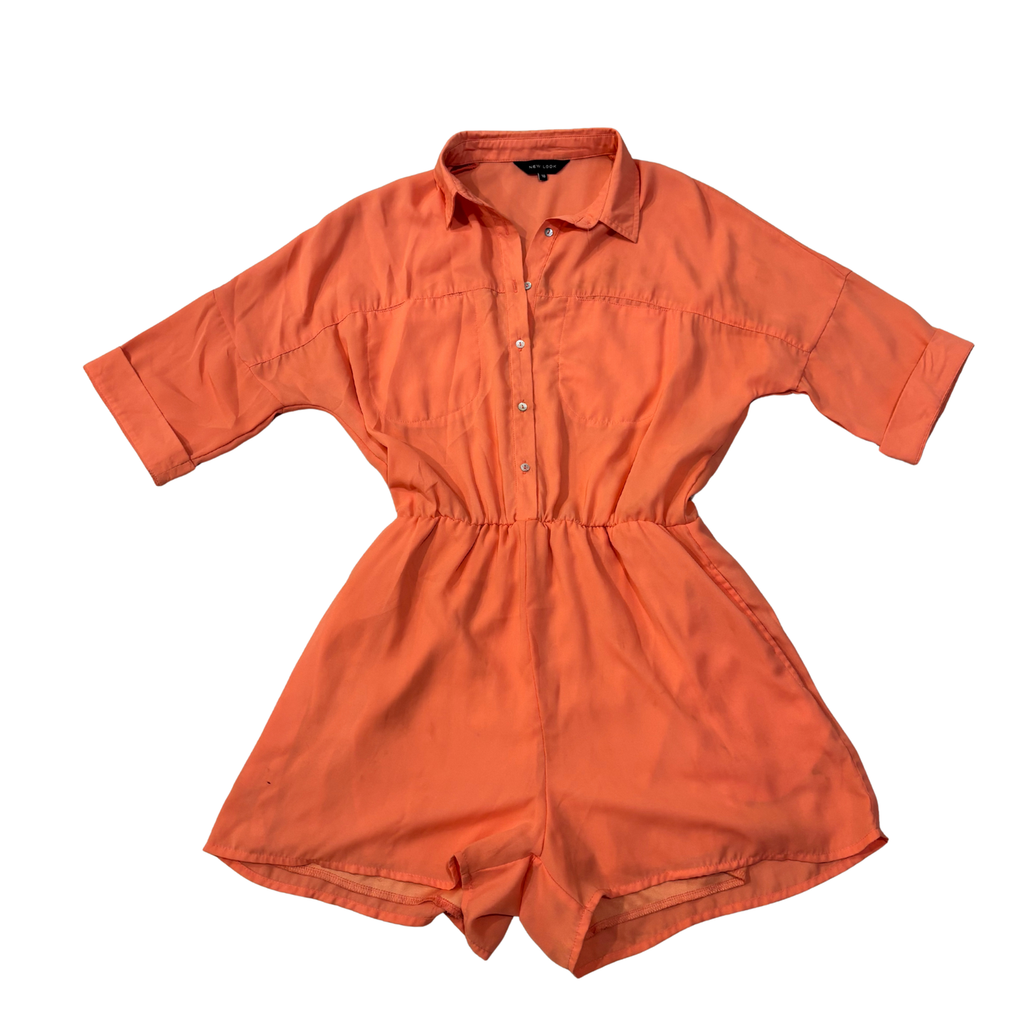 New Look Button Up Playsuit