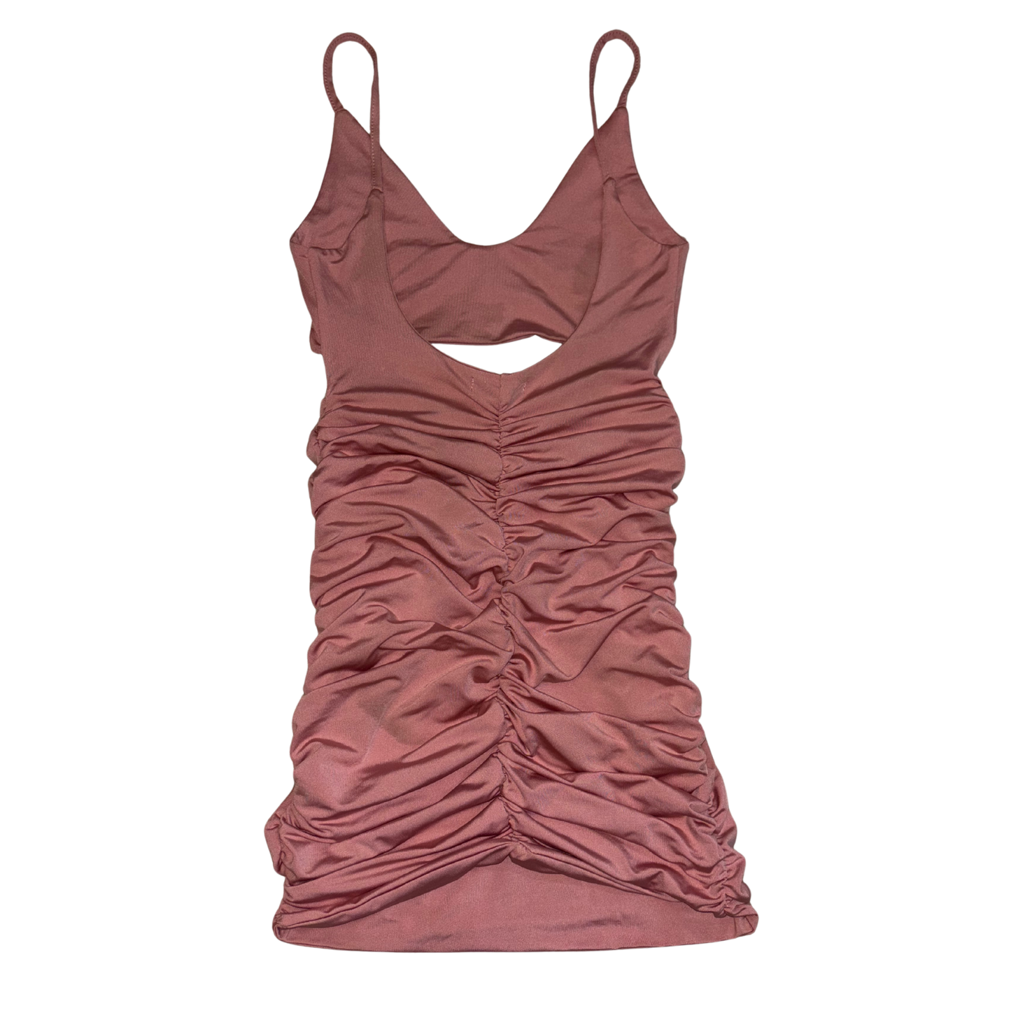 Dusty Pink Cut Out Mini Dress