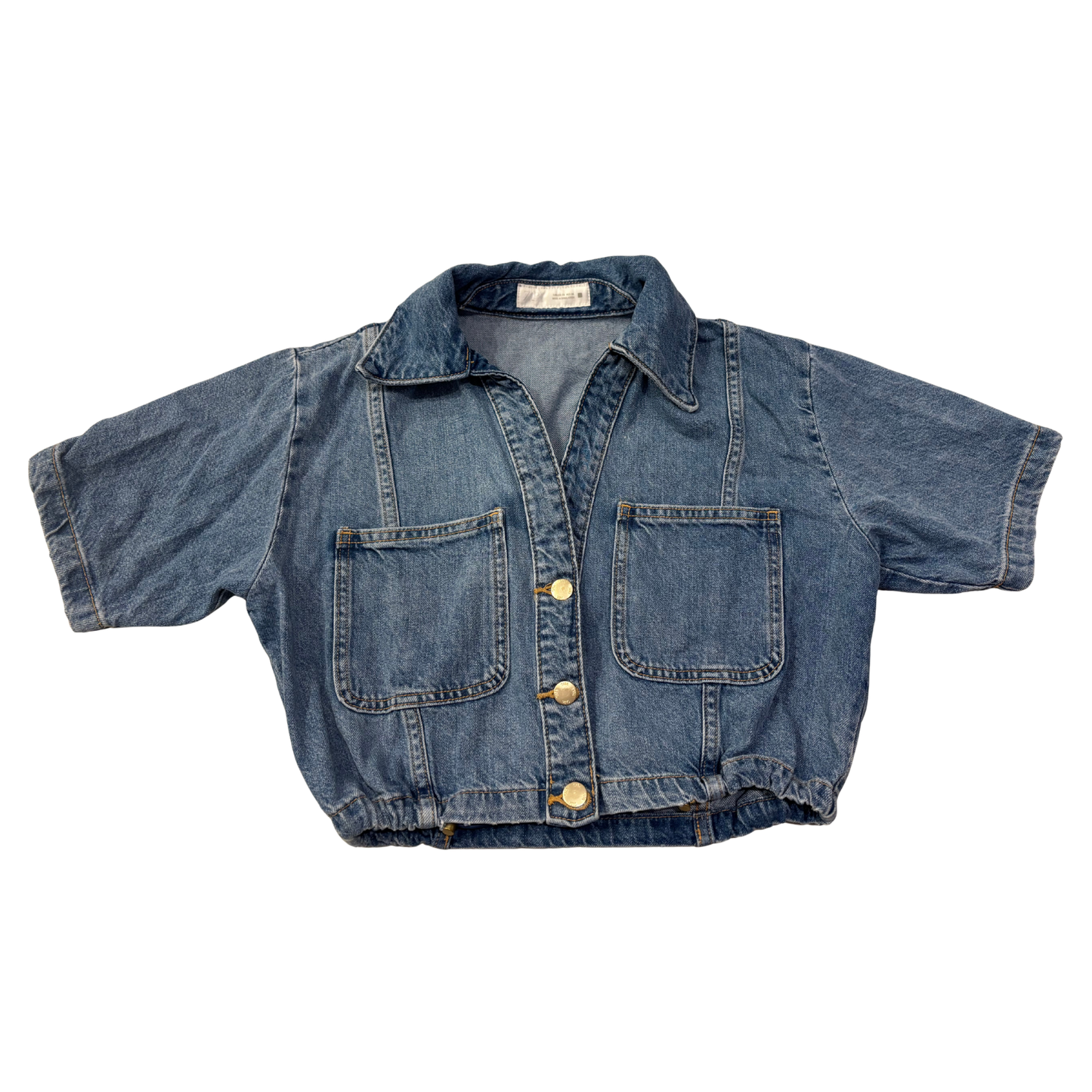 Zara Denim Top
