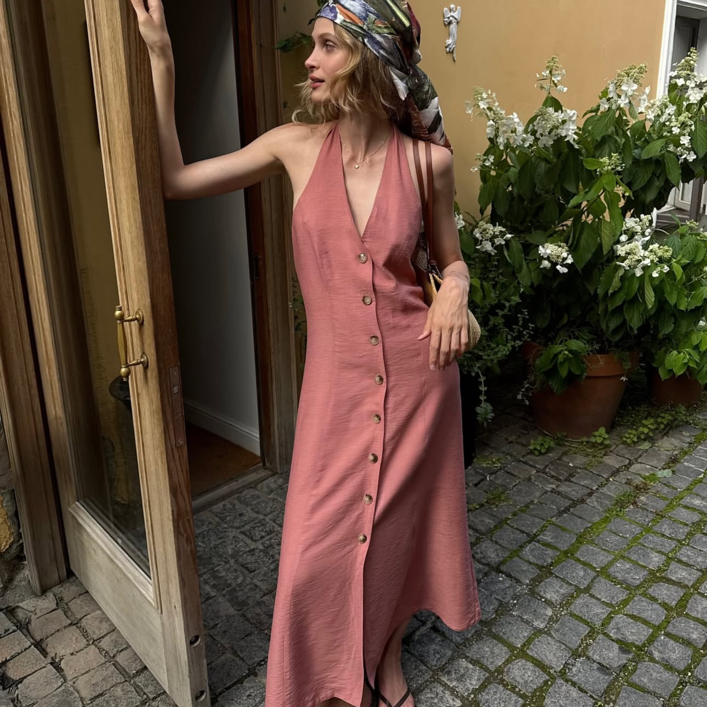 ASOS Terracotta Midi Dress