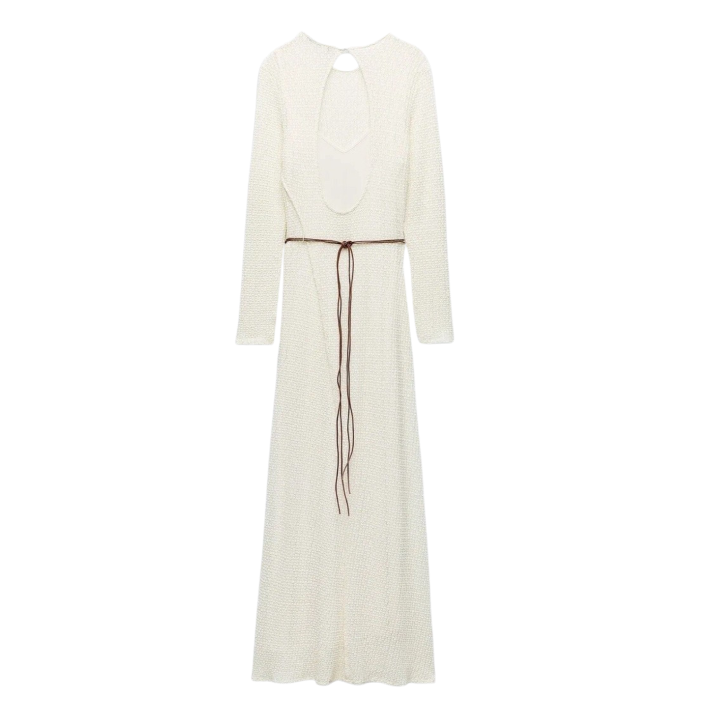 Zara Cream Knit Maxi Dress