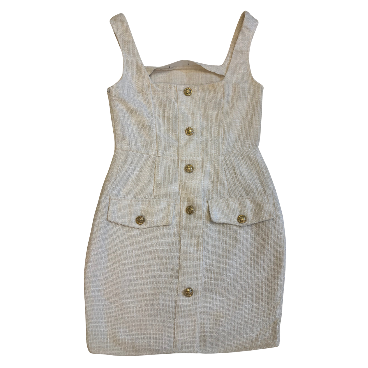 Boohoo Tweed Suit Mini Dress