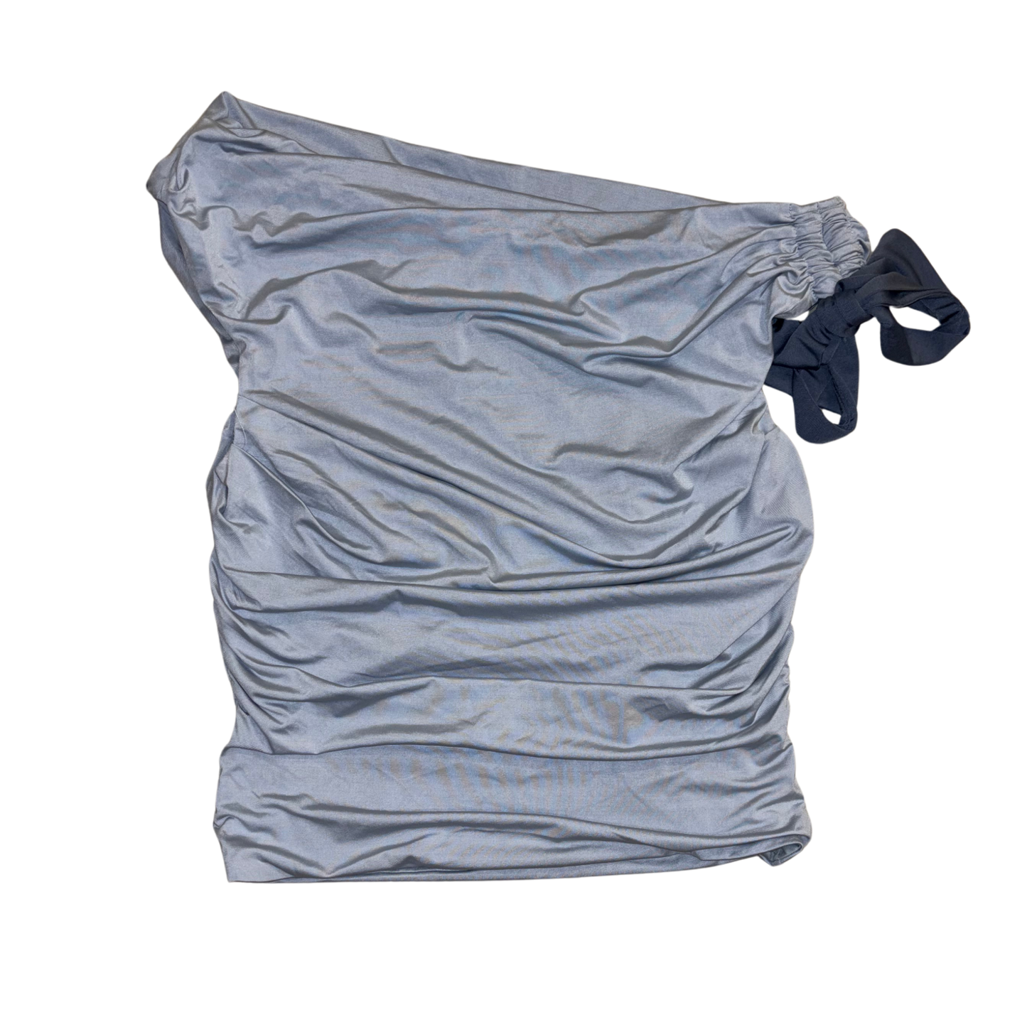 Sheike ‘Leon’ Blue Asymmetric Ruched Top