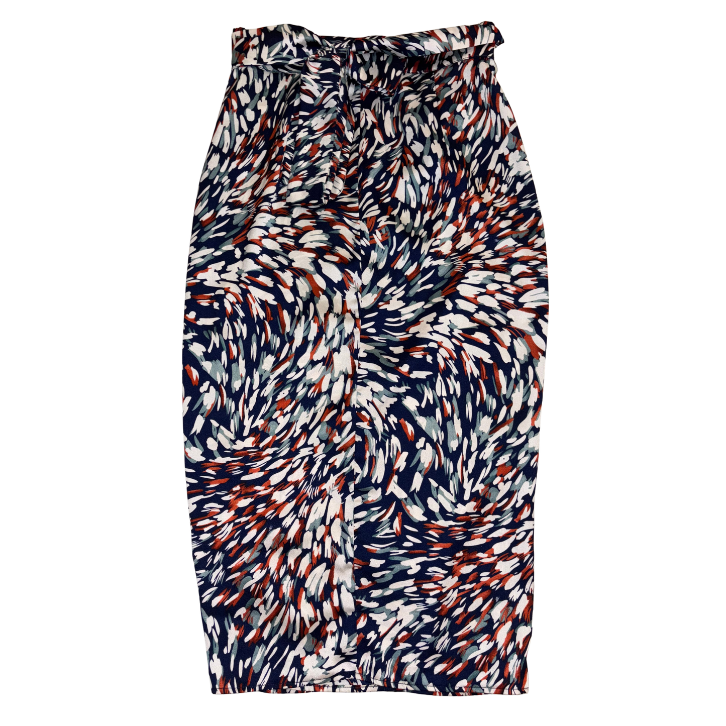 Little Mistress Abstract Print Wrap Skirt