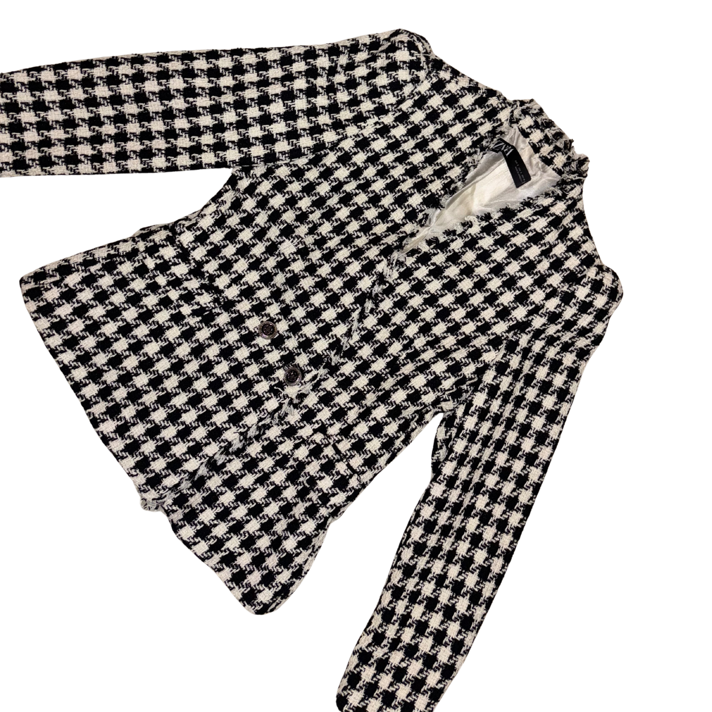 Zara Houndstooth Blazer