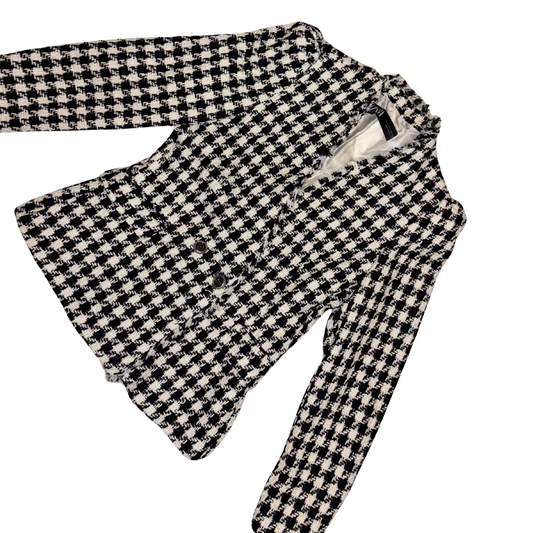 Zara Houndstooth Blazer