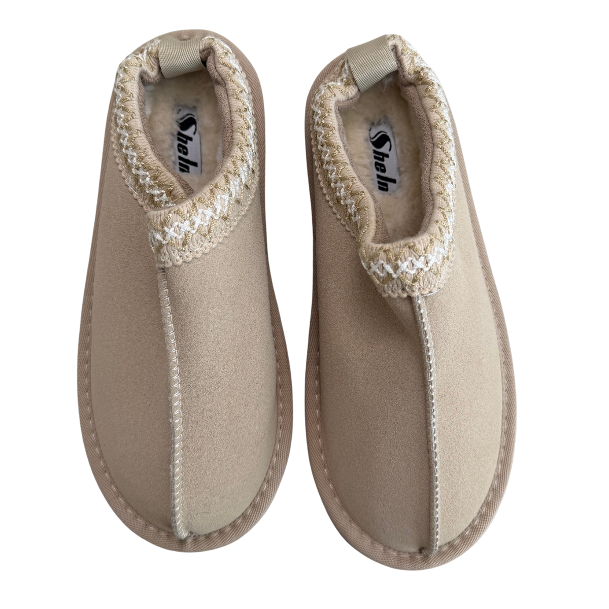 Light Beige Platform Slipper