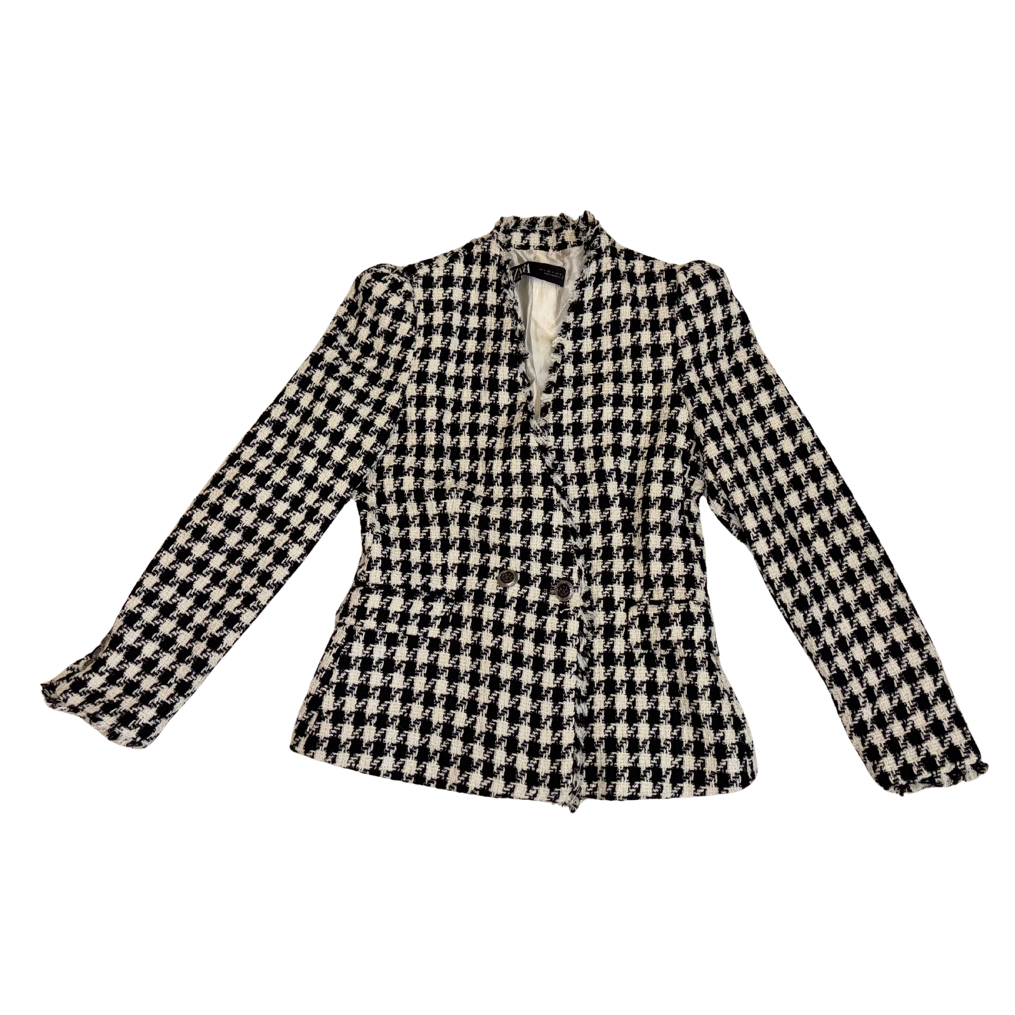Zara Houndstooth Blazer