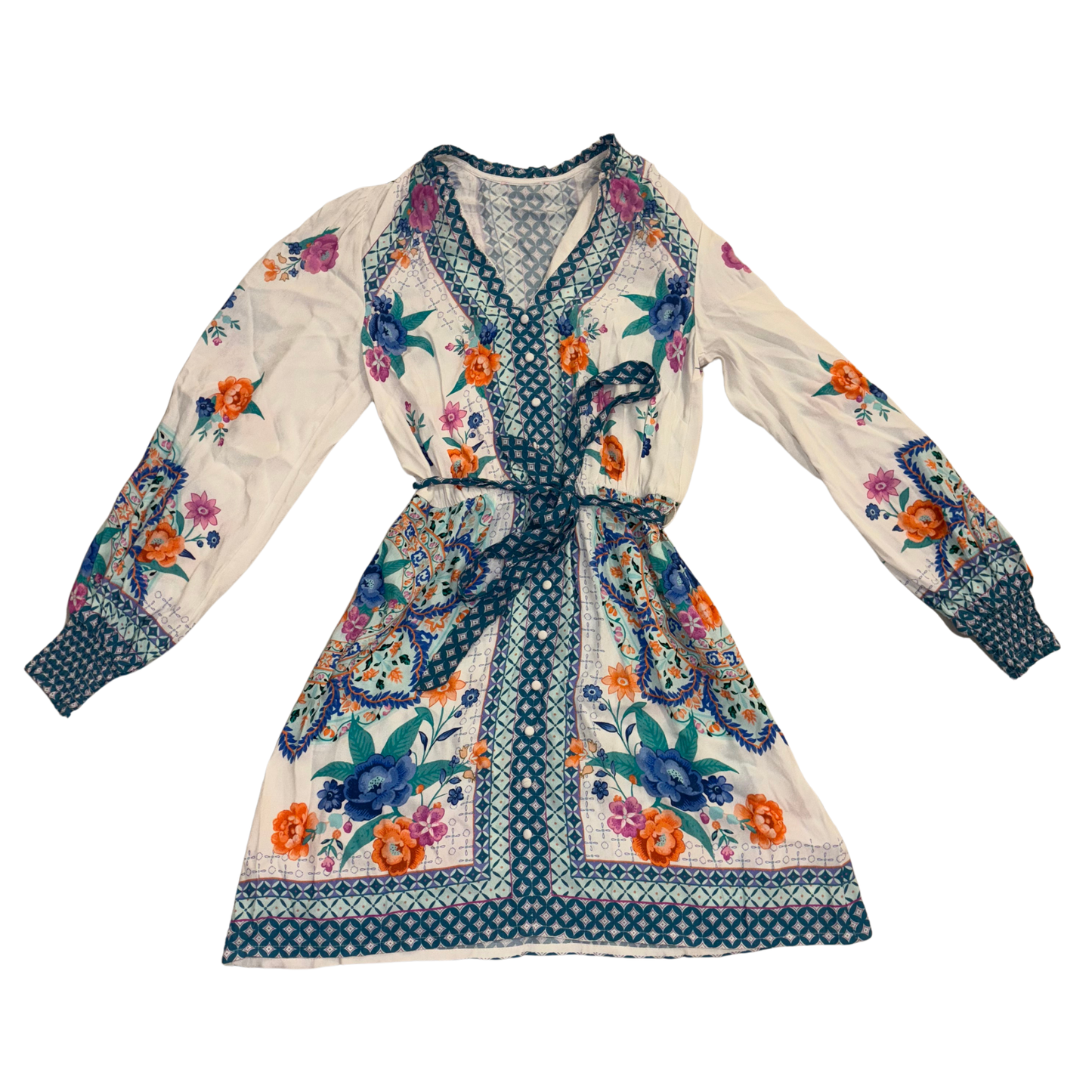 Love & Roses Floral Pattern Dress