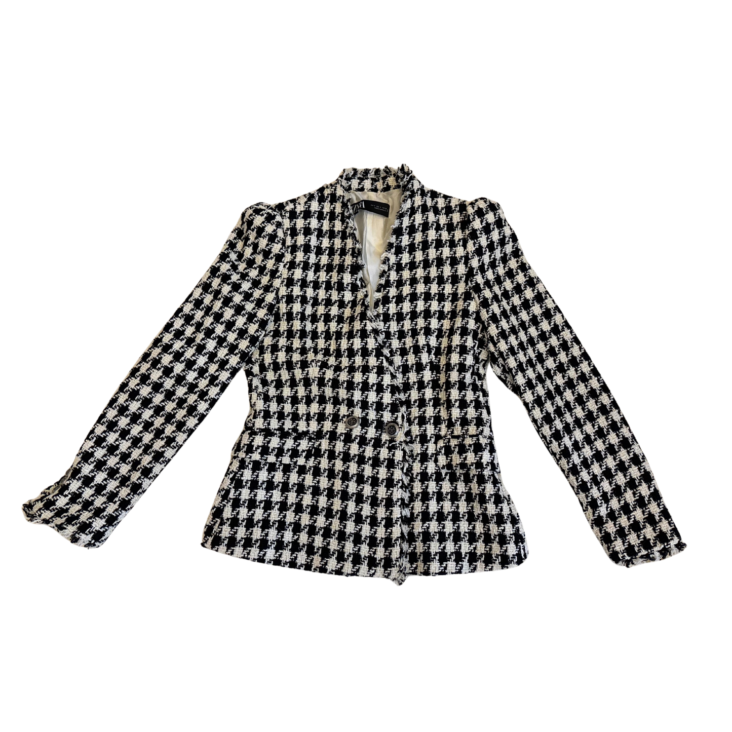 Zara Houndstooth Blazer