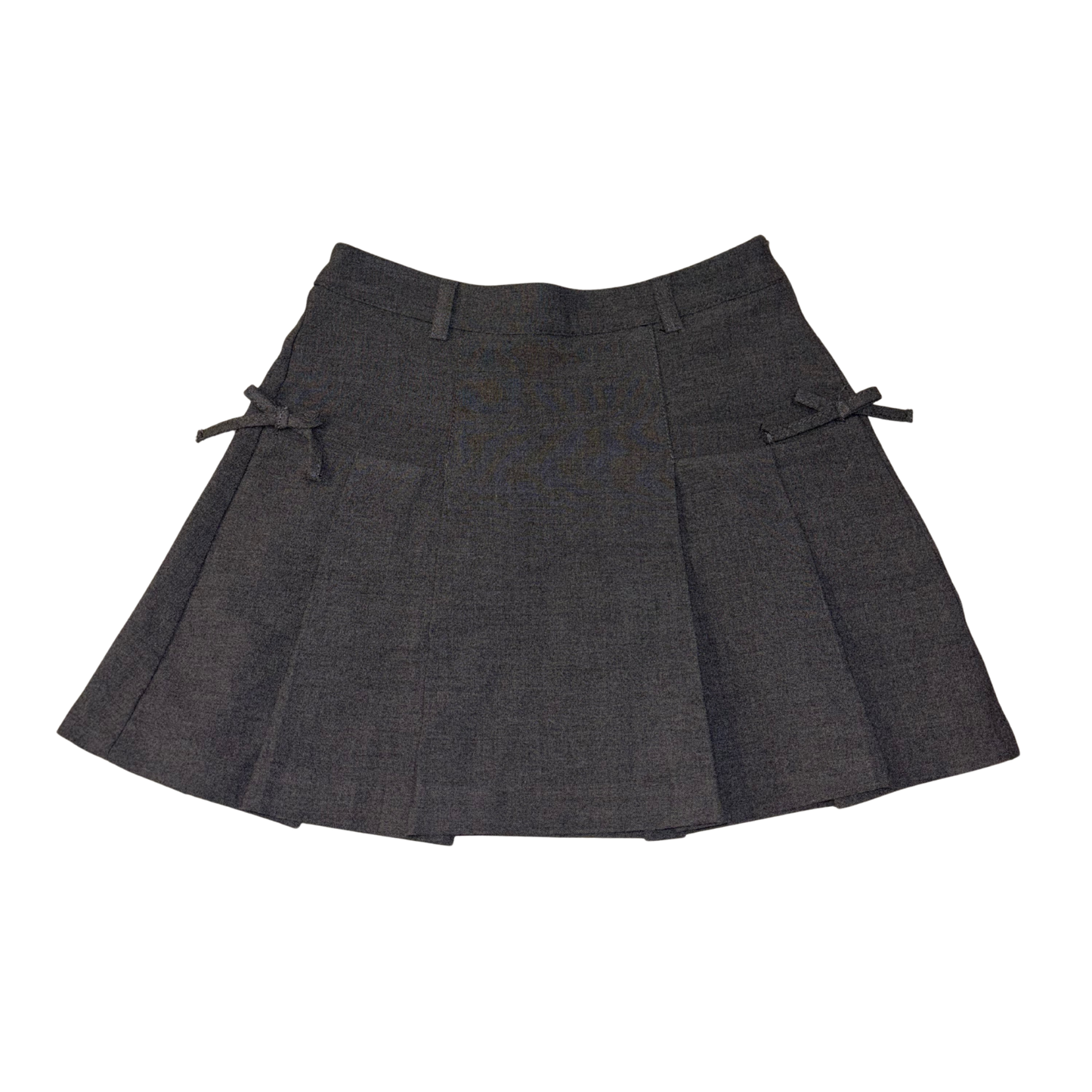 Zara Grey Pleated Mini Skirt