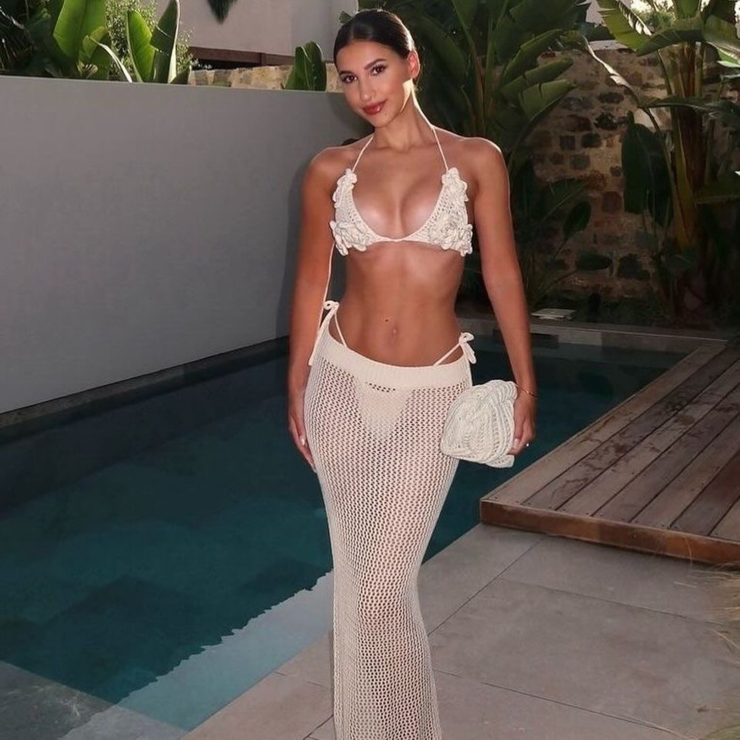 Sorelle Crochet Bikini Set