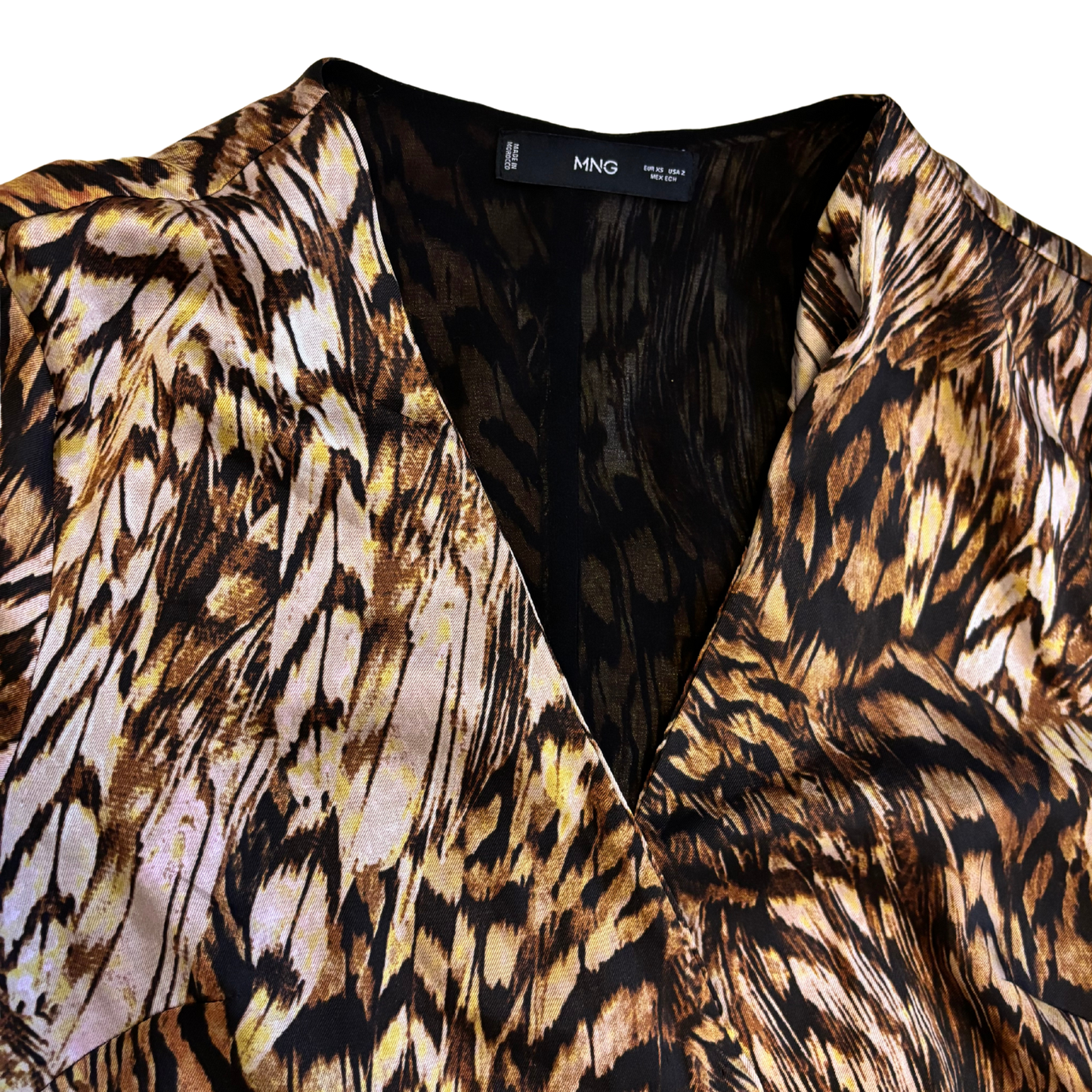 Mango Animal Print Maxi Dress