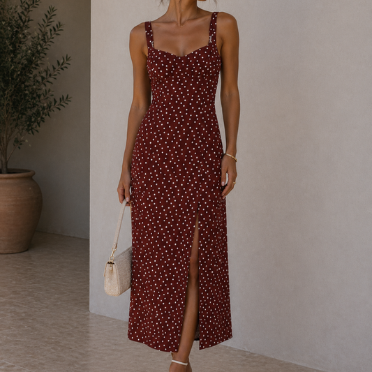Zara Spotted Maxi Dress