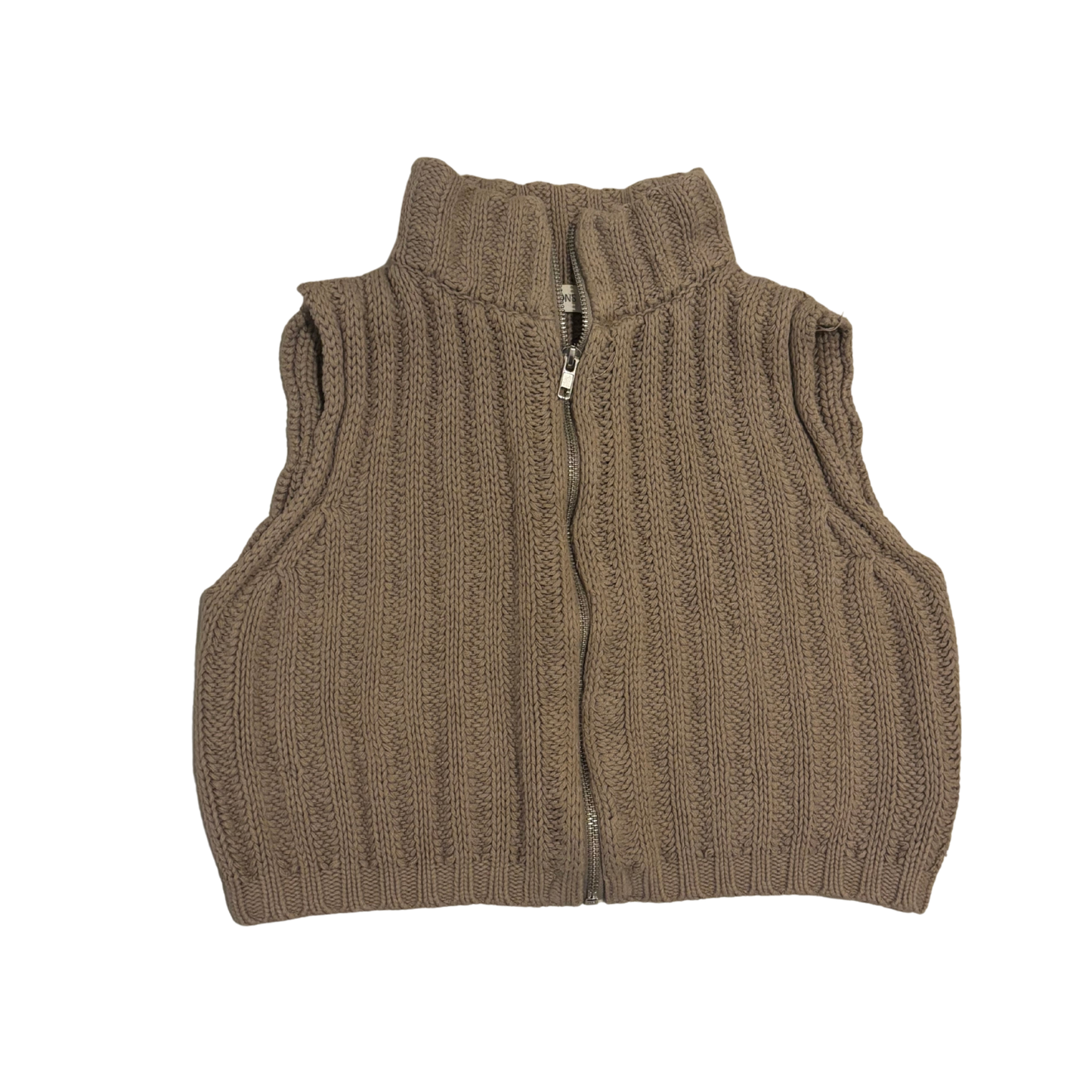 Glassons Brown Knitted Crop Jumper