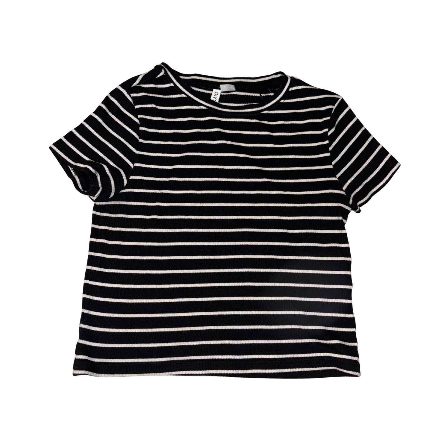 H&M Striped Ribbed T-Shirt