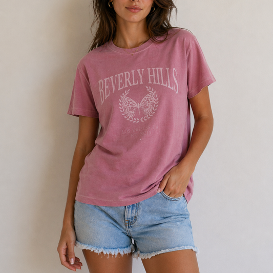 PLT Pink Slogan Tee