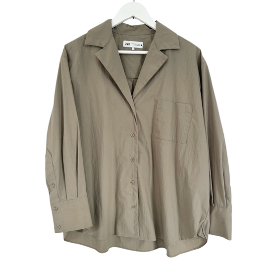 Zara Khaki Shirt
