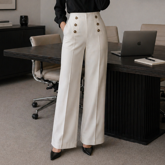 River Island Button Detail Trousers