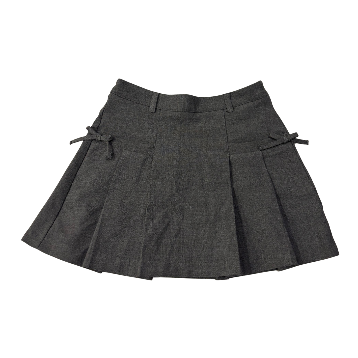 Zara Grey Pleated Mini Skirt