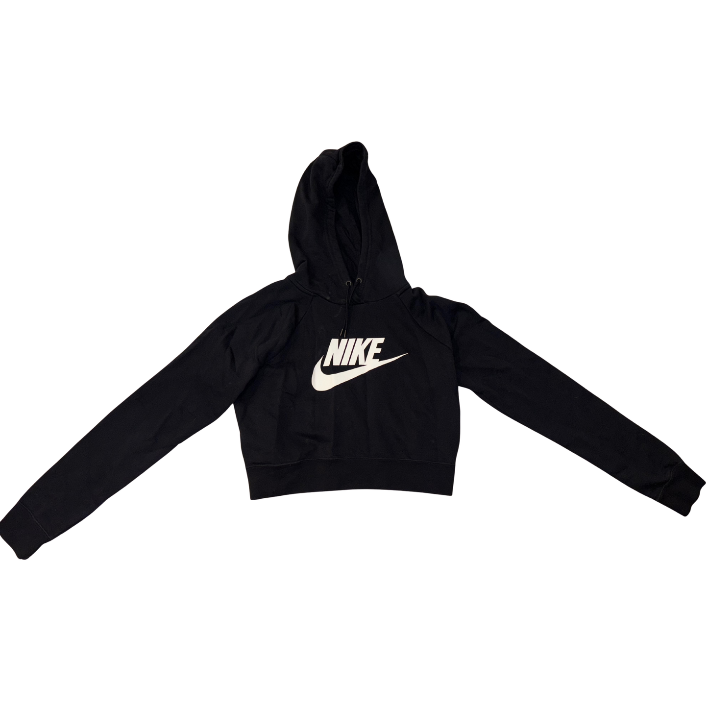 Nike Black Cropped Hoodie