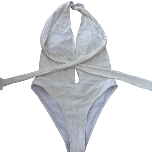 White Fishtail Swimsuit