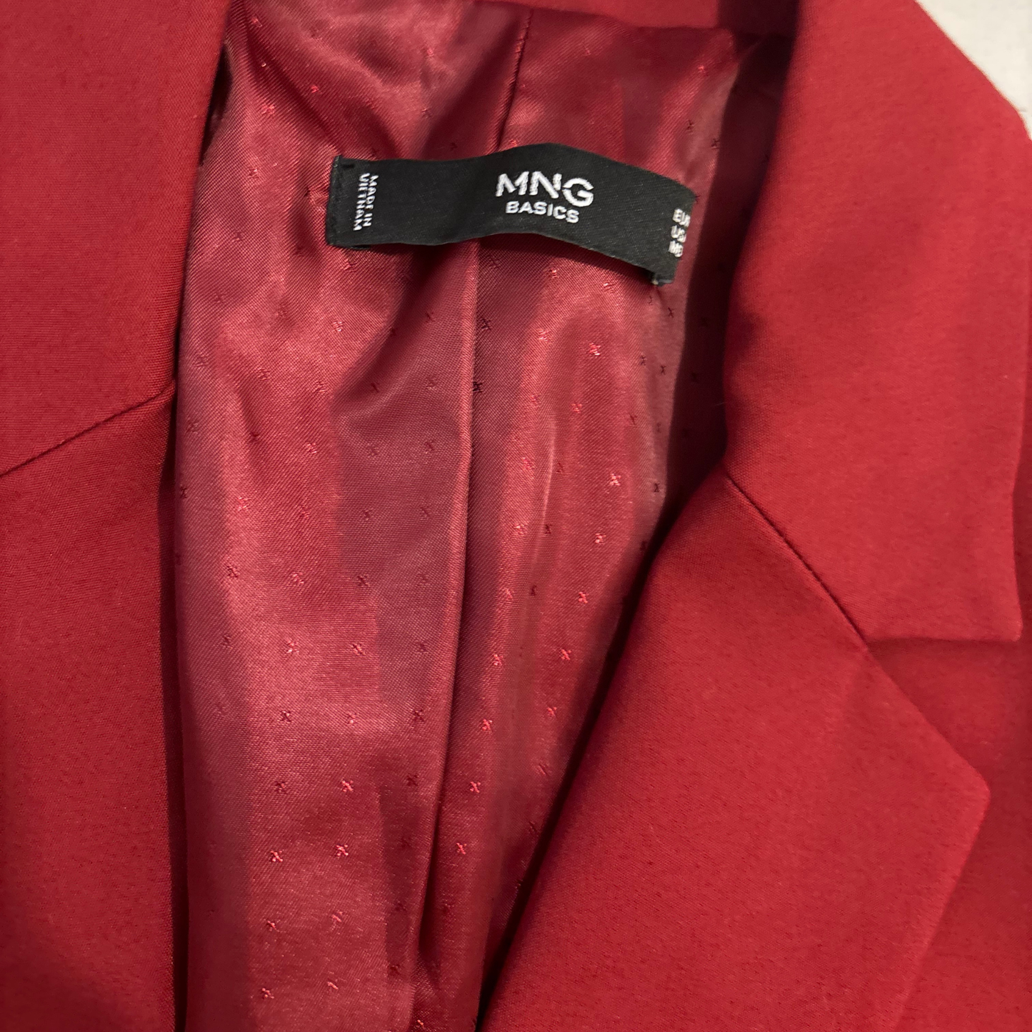 Mango Red Blazer