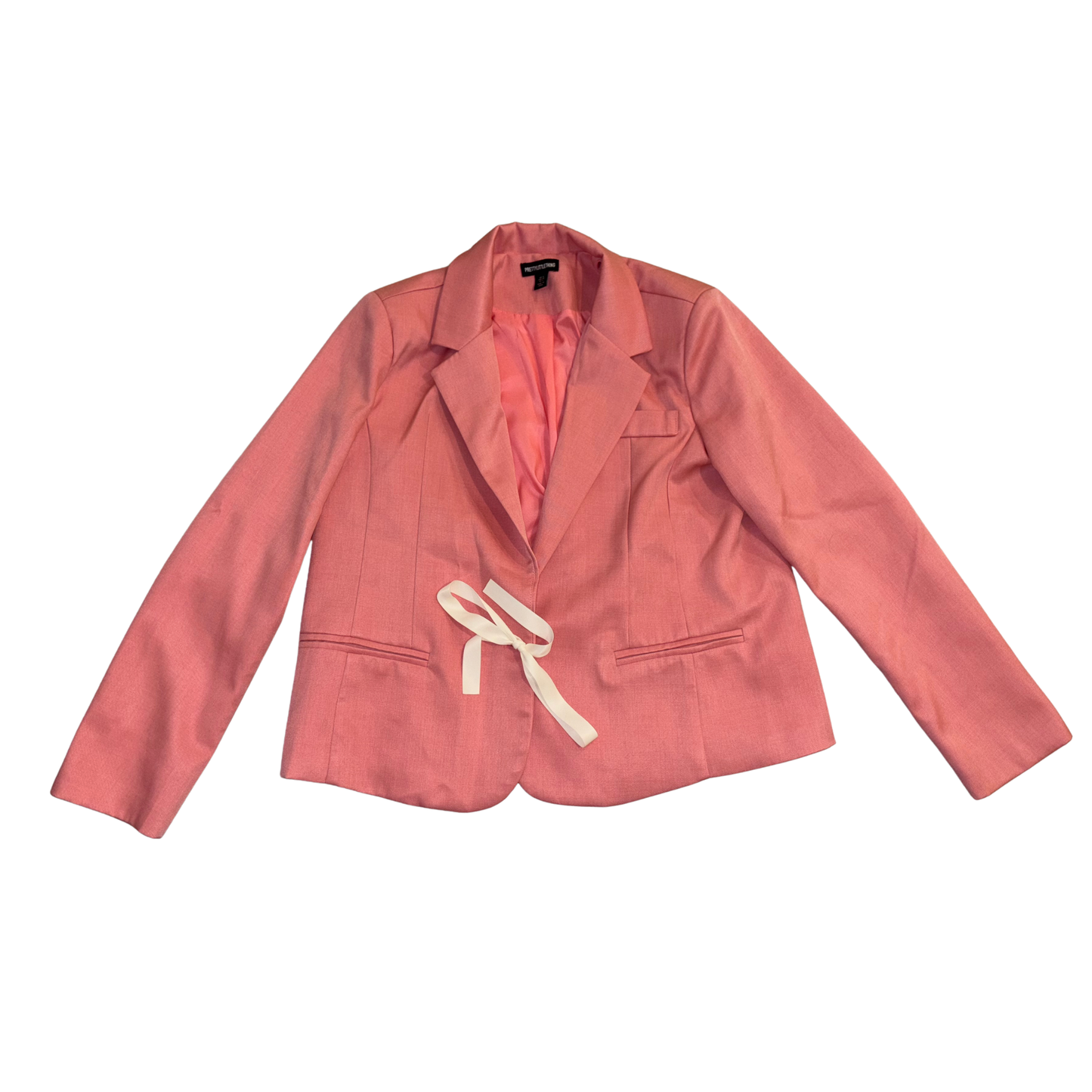 PLT Pink Bow Detail Blazer