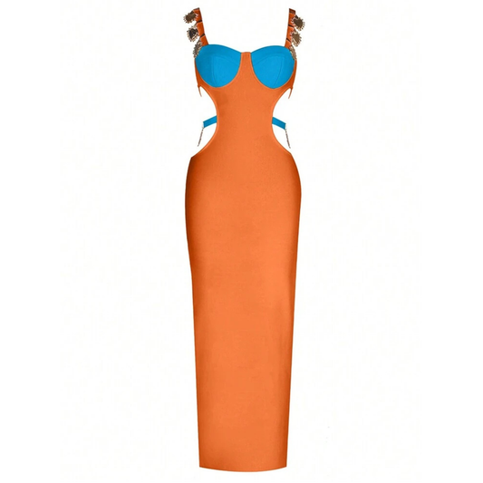 Bandage Maxi Dress